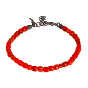 Bracelet titane et corail