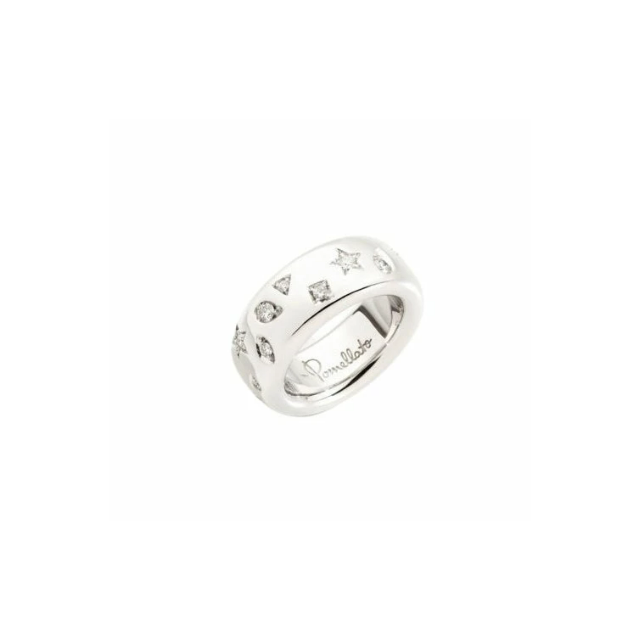 Bague Iconica or blanc Medium