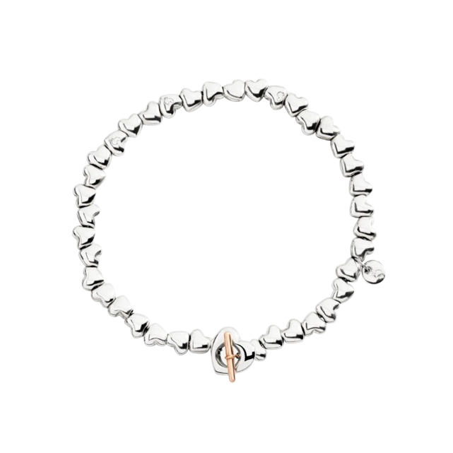 Bracelet cœur argent