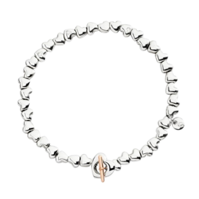 Bracelet cœur argent