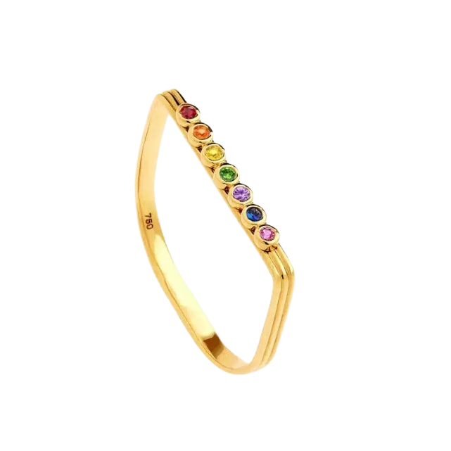 Bague Retro Rainbow